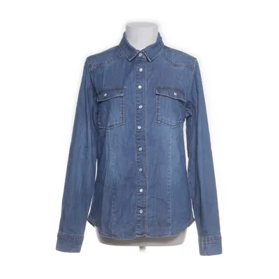 Denim shirt (Blue) from Essentials by Tchibo Cotton, Elastane
