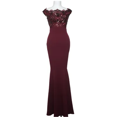 Evening gown (Red) from Jones New York Elastane, Polyester