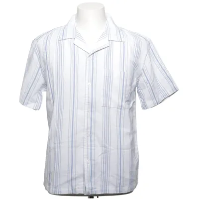 Korte mouwen shirt (Wit, Blauw) van Åhléns Katoen, Polyester, Viscose