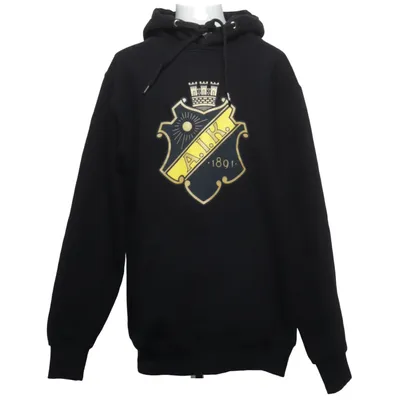 Sweat à capuche (Noir) de AIK Coton, Polyester