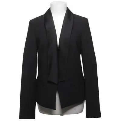 Smoking blazer (Zwart) van Lund & Lund Elastaan, Polyester, Wol