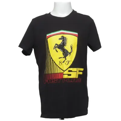 T-shirt (Noir, Multicolore) de Puma x Ferrari Coton, Polyester