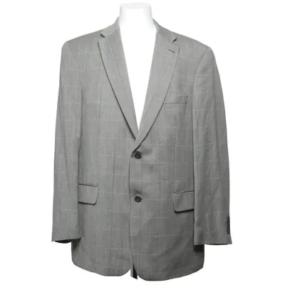 Blazer (Gray) from Mario Barutti Linen, Polyamide, Silk, Viscose, Wool