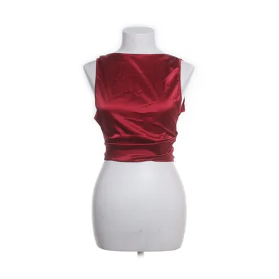 Crop top (Red) from Shein Elastane, Polyester