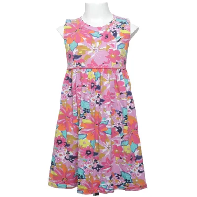 Dress (Pink, Multicolored) from Happy Girls Cotton, Elastane