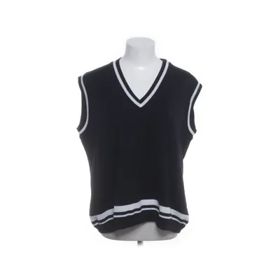 Slipover (Black, White) from Stenströms Merino wool