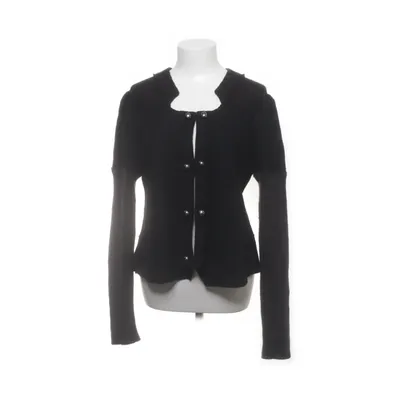 Cardigan (Noir) de Hillevi Polyester, Laine