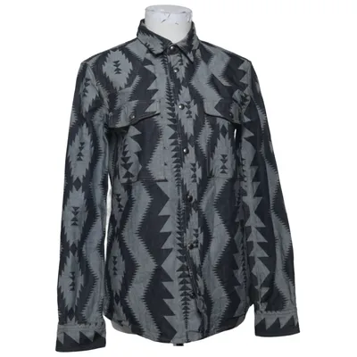 Denim shirt (Gray, Black) from Diesel Black Gold Cotton