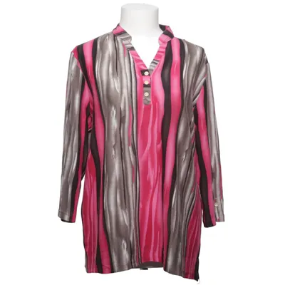 Henley T-shirt (Pink, Grå, Sort) fra Life Style Bomuld, Elastan, Polyamid
