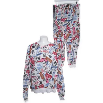Mjukisset (Vit, Flerfärgad) från Adidas x Ivy Park Bomull
