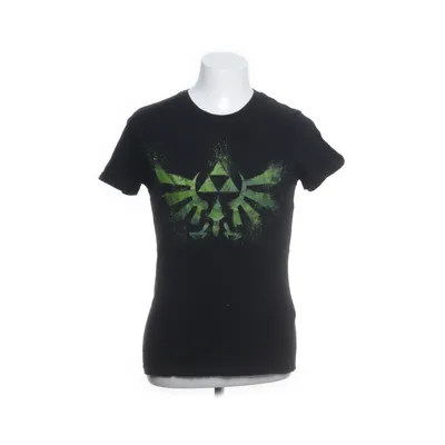 T-shirt (Svart, Grön) från Zelda Bomull
