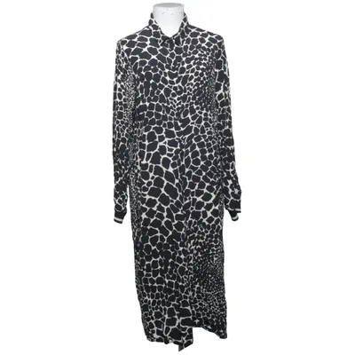 Shirt dress (Black, White) from Miss Miss Viscose