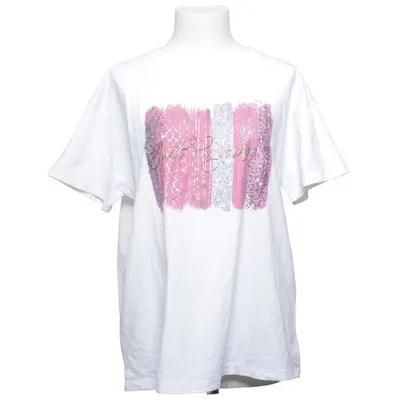 T-shirt (Wit, Roze, Zilver) van Bluoltre