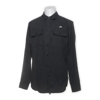 Skjortejakke (B8200) fra Burnside Bomuld, Polyester