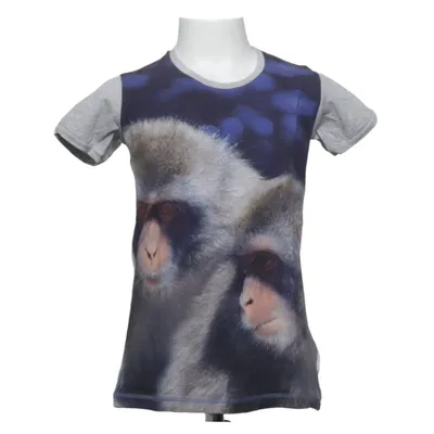 T-shirt (Grå, Blå, Flerfarvet) fra Wild Elastan, Økologisk bomuld