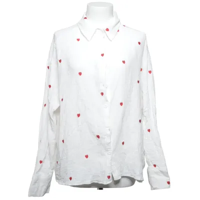 Shirt (Wit, Rood) van Shein Katoen