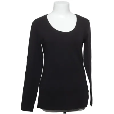 Langærmet t-shirt (Sort) fra Anni Rolfi Bomuld, Elastan