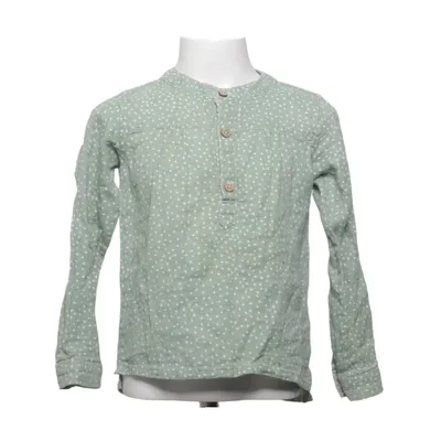 T-shirt manches longues (Vert, Blanc) de Buddy and Hope Coton