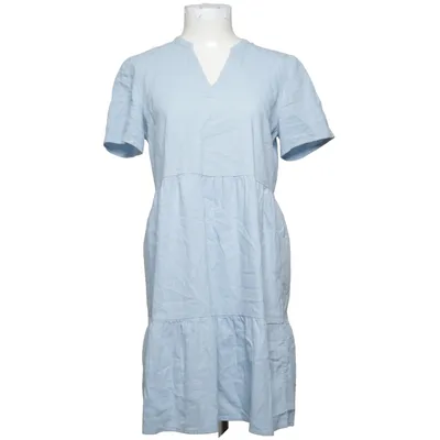 Jurk (Blauw) van ONLY Blue Denim Linnen, Viscose