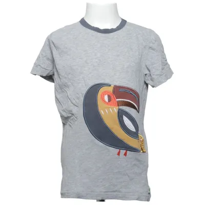 T-shirt (Gray, Multicolored) from Green Cotton Cotton, Elastane