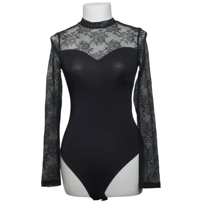 Romper (Zwart) van Pieces Elastaan, Polyamide