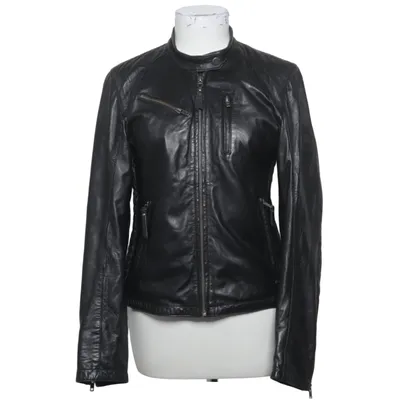 Leather jacket (Black) from Molltan Leather, Polyester