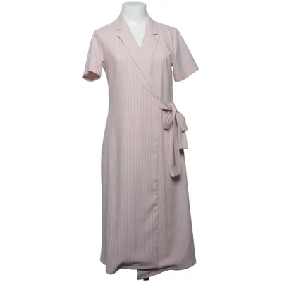 Wikkeljurk (Pinstriped Wrapped Dress) van Emilie Briting x NA-KD Elastaan, Polyester, Viscose