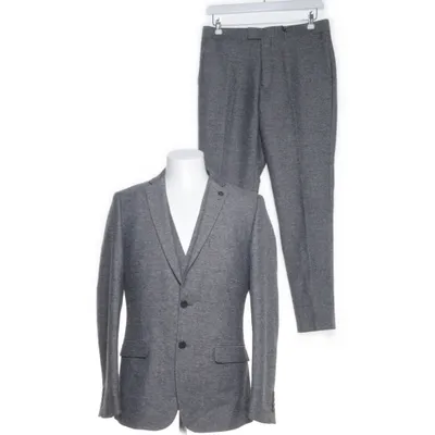 Kostym (Grå) från French Connection Polyester, Viskos