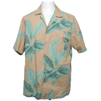 Korte mouwen shirt (Beige, Groen) van Dedicated Katoen