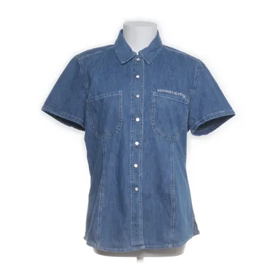Short sleeve shirt (Blue) from Otto Kern Cotton