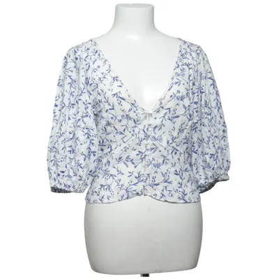 Topp (Blå, Vit) från H&M Linne, Viskos