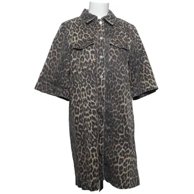 Jeansklänning (Brun, Svart) från Global Funk Bomull