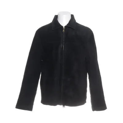 Läderjacka (Svart) från Selected Menswear Polyester, Skinn