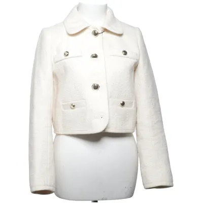 Blazer (White) from Ba&sh Acrylic, Cotton, Polyamide, Polyester, Viscose, Wool