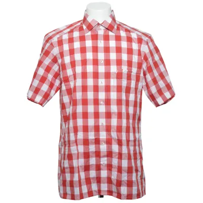 Chemise à manches courtes (Rouge, Blanc) de Marvelis Coton