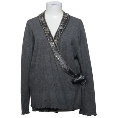 Wrap cardigan (Gray) from Apriori Cashmere, Modal, Polyamide, Wool