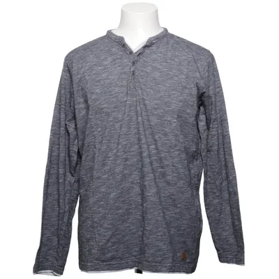 Henley T-shirt (Grå) fra Indicode