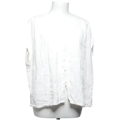 Top (Hvid) fra Osho Bomuld, Linned, Viscose