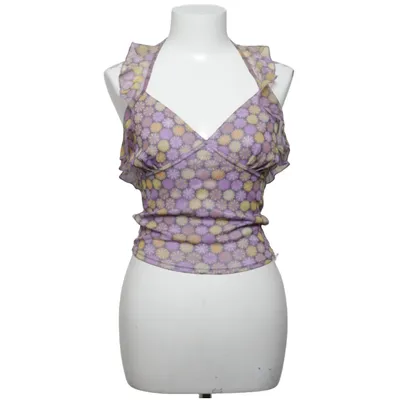 Halter neck top (Purple, Yellow, Multicolored) from Storline