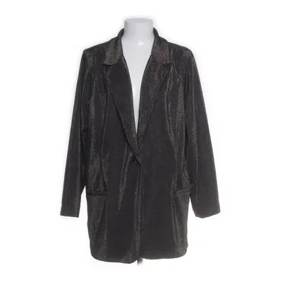 Blazer (Bruin, Meerkleurig) van Zizzi Elastaan, Metallvezel, Polyamide, Viscose