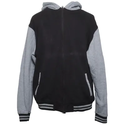 Sweat à capuche (Noir, Gris) de Urban Classics Coton, Polyester