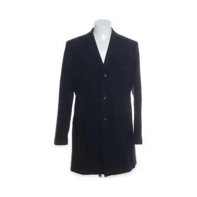 Coat (Blue) from J.Lindeberg Acetate, Polyamide, Wool, Viscose