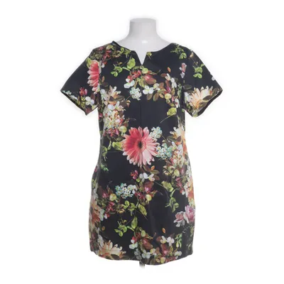 Klänning (Svart, Flerfärgad) från Voglia Bomull, Elastan