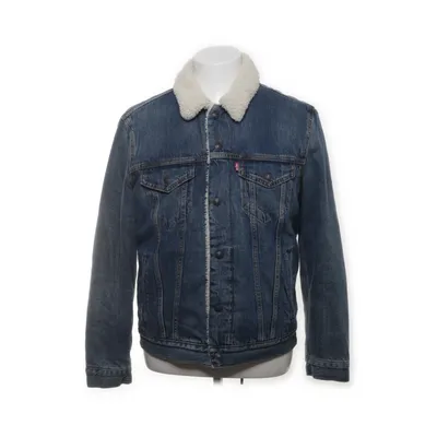 Fodrad jeansjacka (Blå, Vit) från Levi's Premium Bomull, Lyocell, Polyester