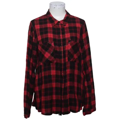 Flanellen overhemd (Rood, Zwart) van Lola Liza Viscose