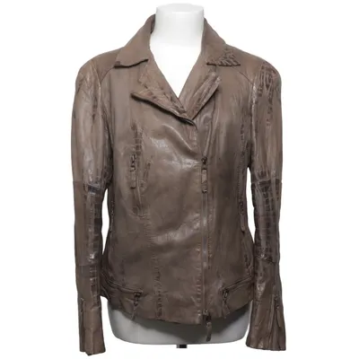 Bikerjacka (Brun) från CKN of Scandinavia Skinn, Polyester