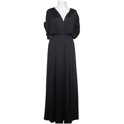 Robe longue (Noir) de Ellos Élasthane, Polyester