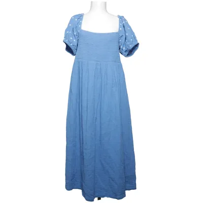 Maternity dress (Blue) from Jojo Maman Bébé Cotton