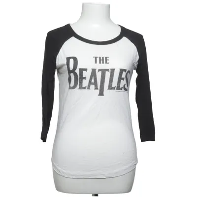 Baseballtröja (Vit, Svart) från The Beatles Bomull, Polyester