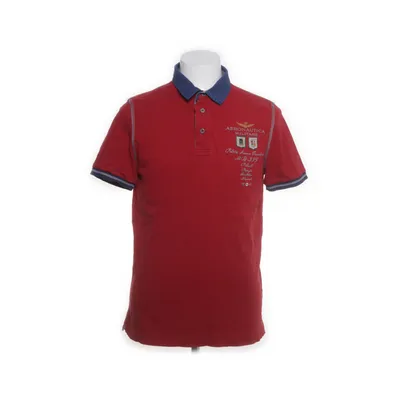 Pikétröja (Röd, Flerfärgad) från Aeronautica Militare Bomull